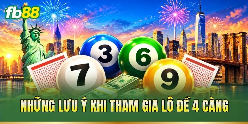 Lô Đề 4 Càng: Cách Chơi, Tỷ Lệ Và Lưu Ý Quan Trọng 3 Những lưu ý khi tham gia lô đề 4 càng