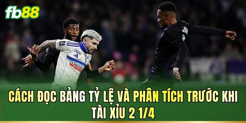 Cách đọc bảng tỷ lệ và phân tích trước khi Tài Xỉu 2 1/4