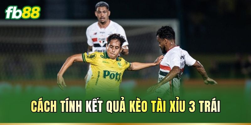 Tài Xỉu 3 Trái FB88 Là Gì? Cách Đọc Tránh hụt Kèo Thơm 2 Cách tính kết quả kèo Tài Xỉu 3 trái